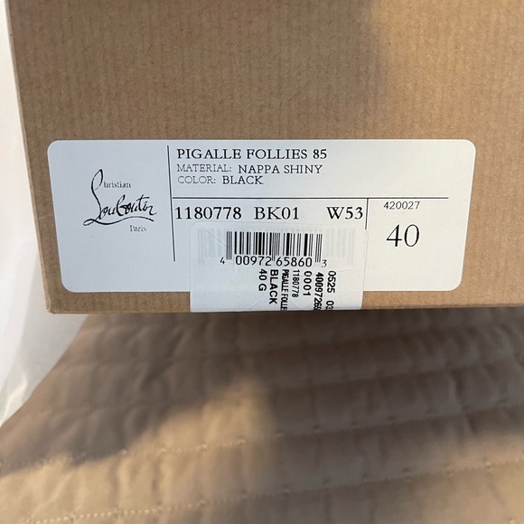 Christian louboutin Pigalle Foilles 85 leather pumps - Picture 8 of 8